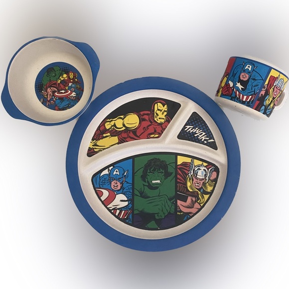 Marvel | Other | Marvel Avengers Childrens Dinnerware Set | Poshmark